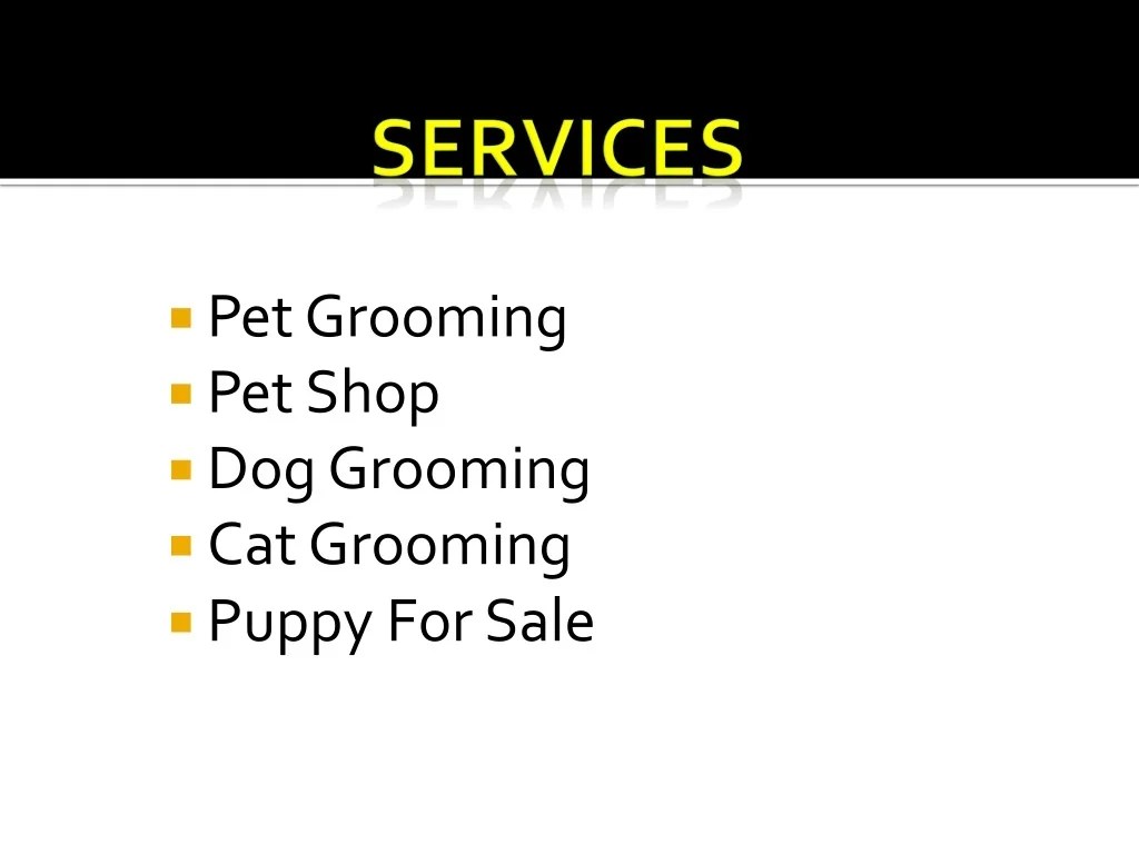 PPT Want to get the Best Pet Grooming Facility in Clementi Park