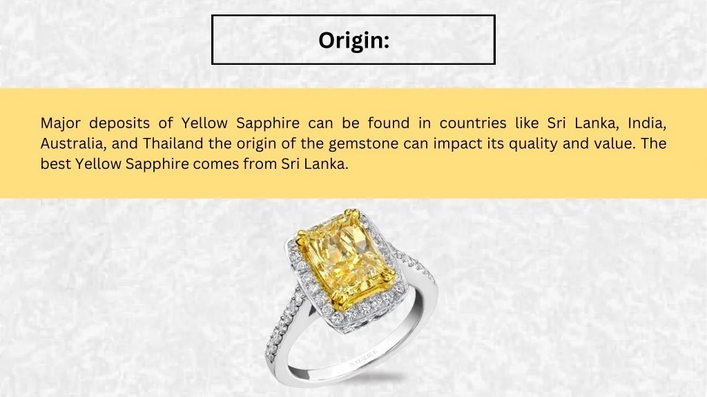 PPT Facts Of Yellow Sapphire Gemstone PowerPoint Presentation, free