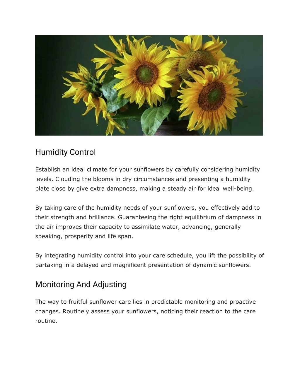 PPT How to revive sunflowers in a vase PowerPoint Presentation, free