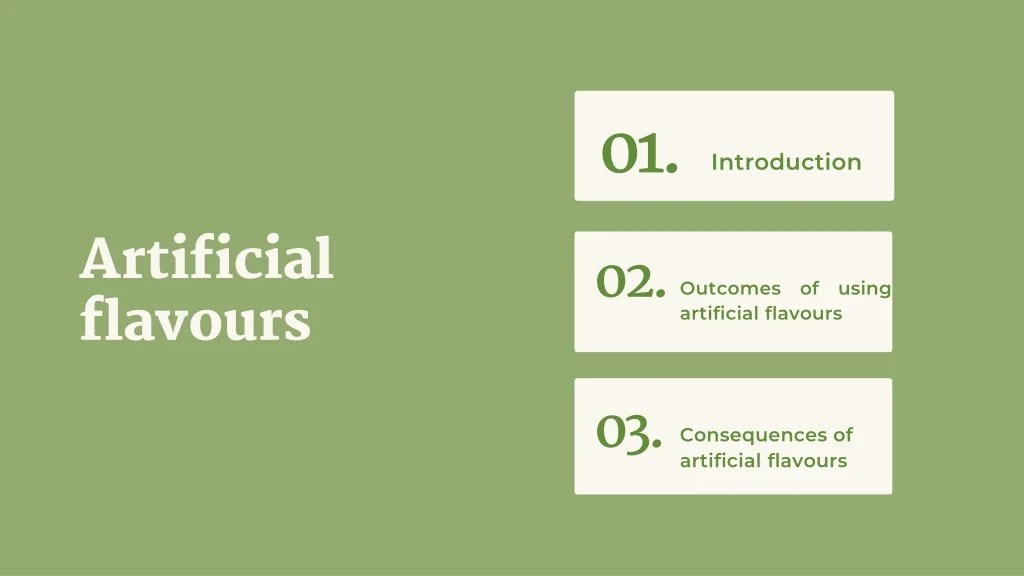 PPT Artificial flavours' dire effects! PowerPoint Presentation, free