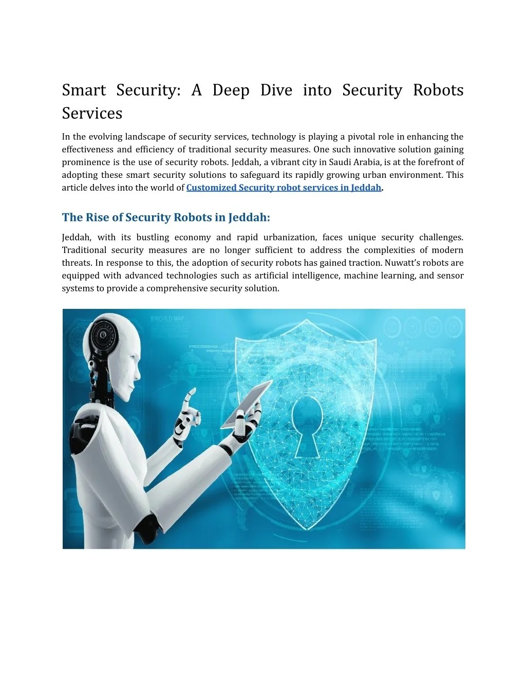 PPT Smart Security_ A Deep Dive into Security Robots Services PowerPoint Presentation ID