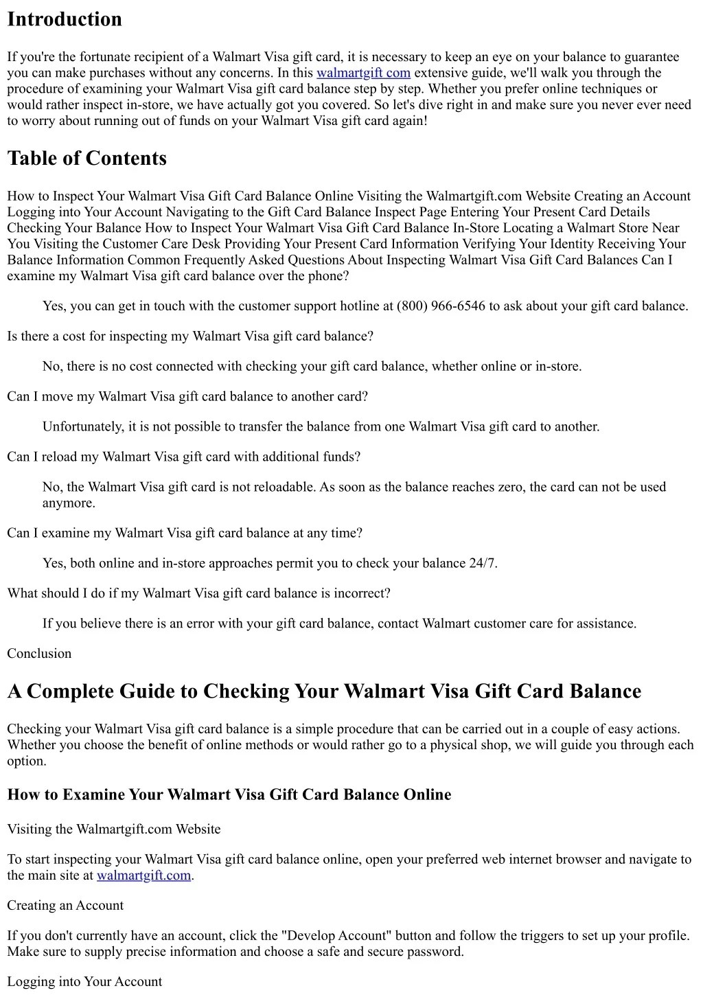 PPT A Total Guide to Inspecting Your Walmart Visa Gift Card Balance