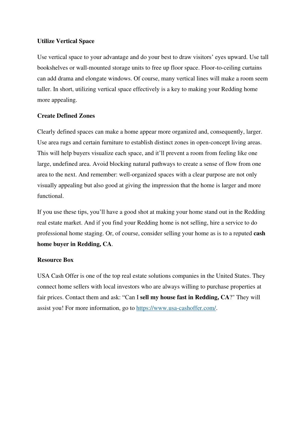 PPT Pro Tips That’ll Make Your Redding Home Look Bigger While Staging