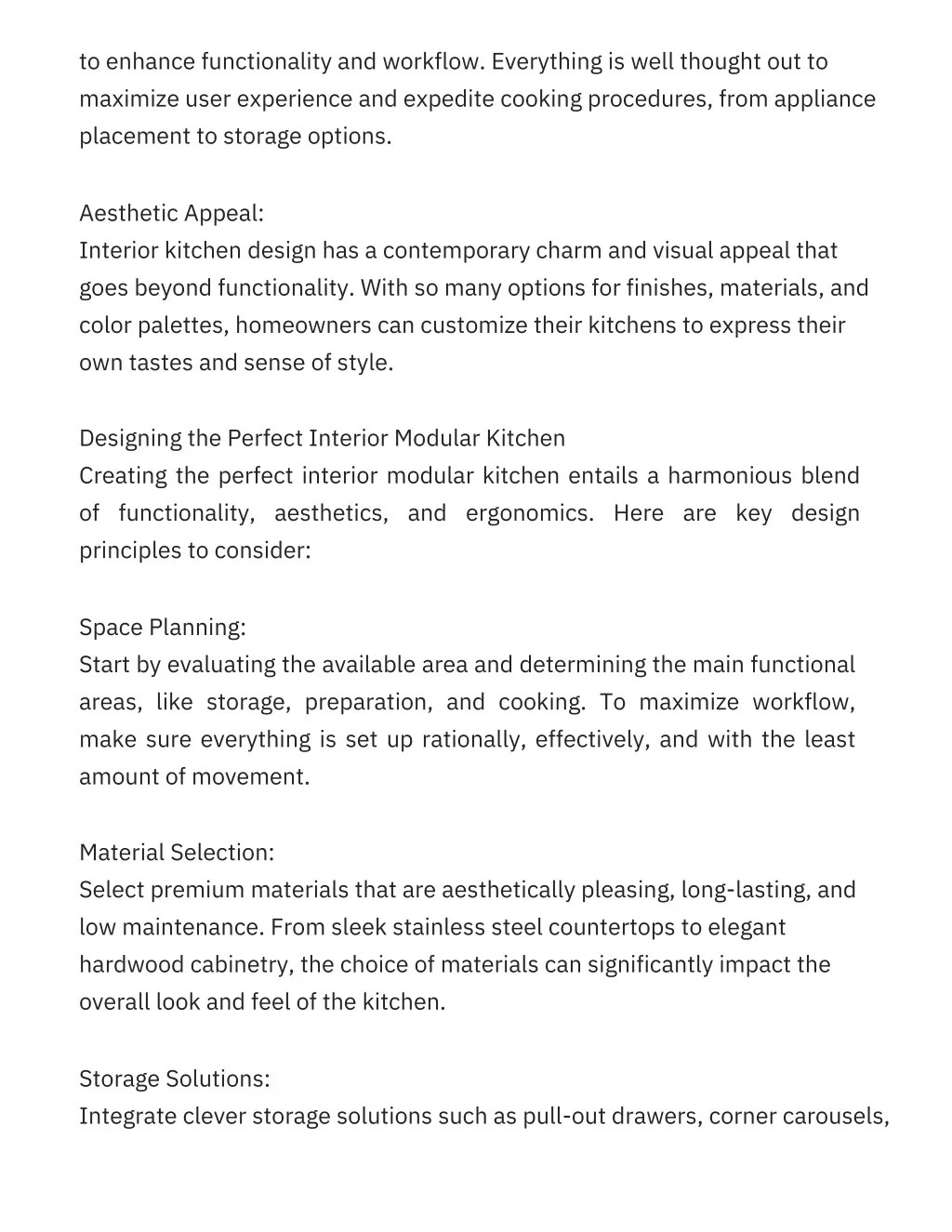 PPT Interior Modular Kitchen PowerPoint Presentation, free download