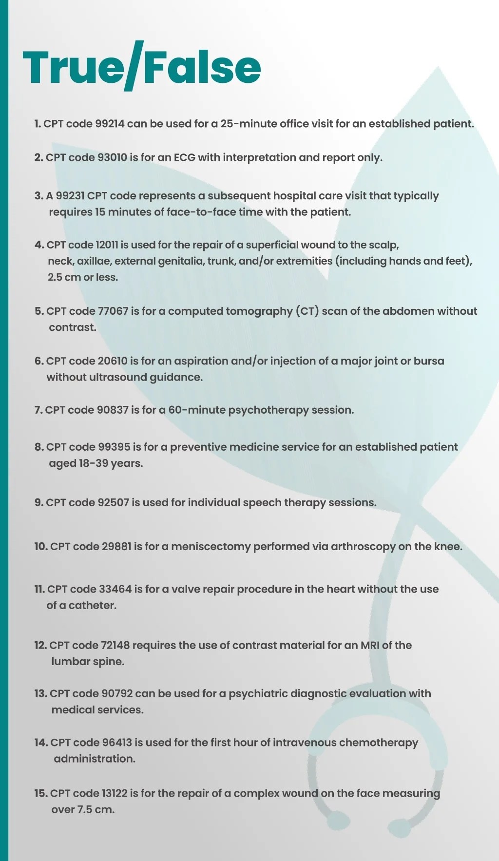 PPT Printable CPT Practice Worksheet
