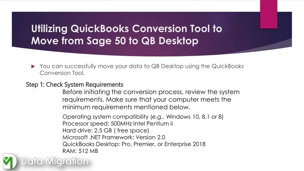 PPT Effective guide to convert from Sage 50 to QuickBooks Desktop PowerPoint Presentation ID