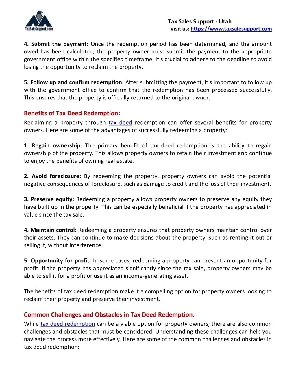 PPT Secrets of Tax Deed Redemption The Ultimate Guide