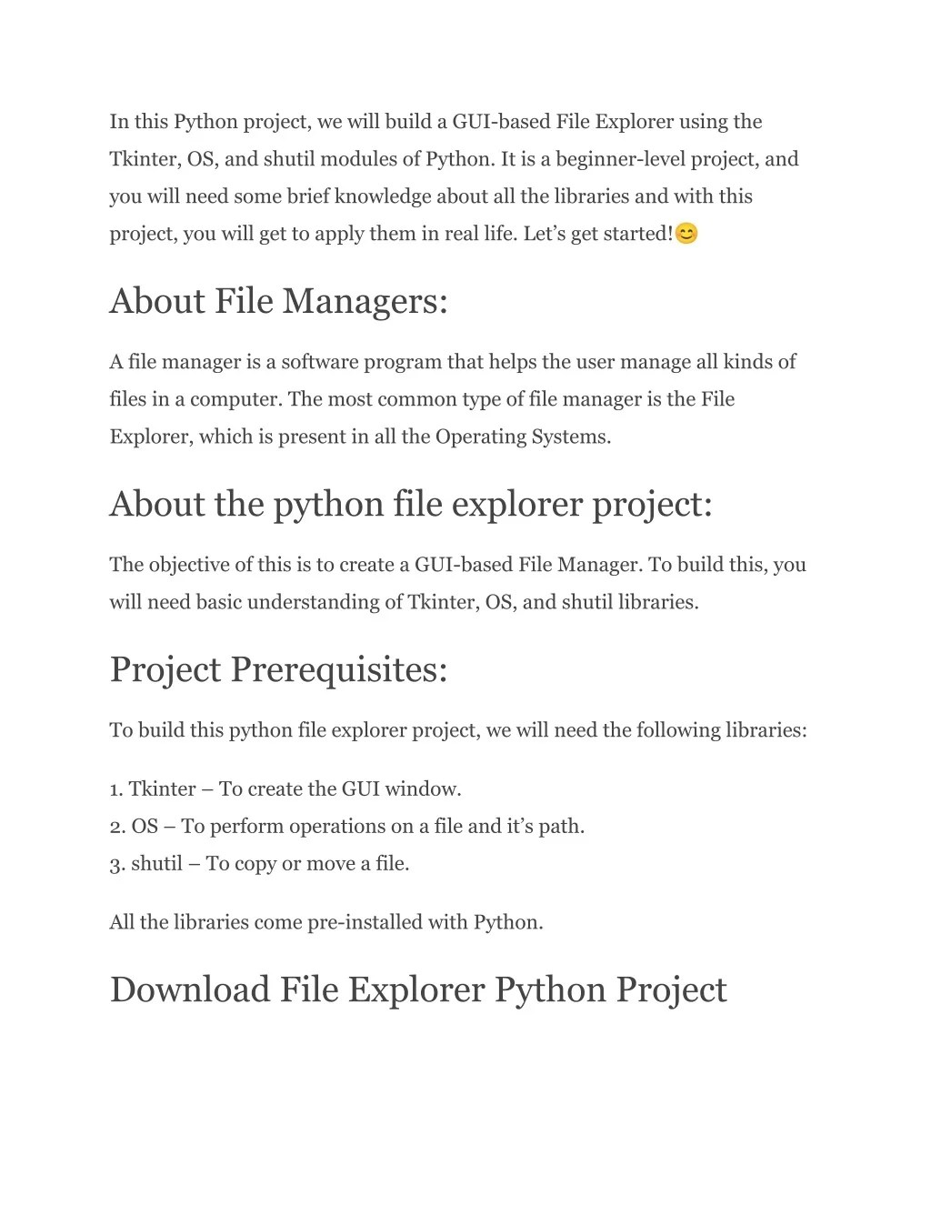 PPT Create File Explorer in Python using Tkinter PowerPoint