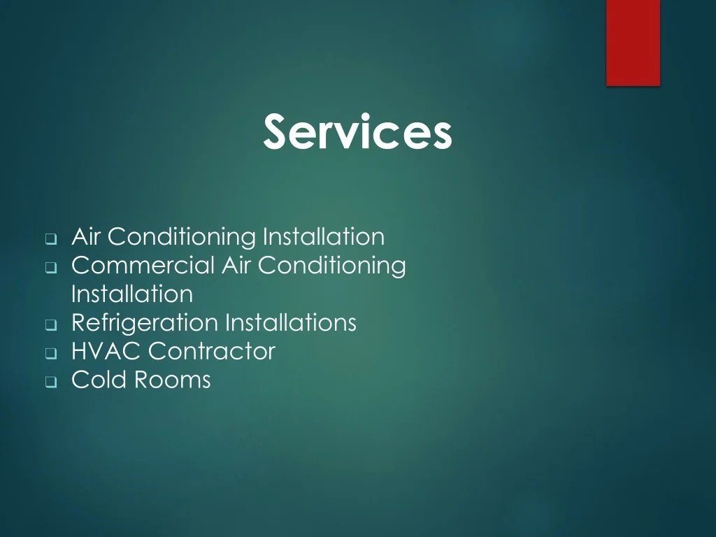 PPT Best Refrigeration Installations in Shirley PowerPoint