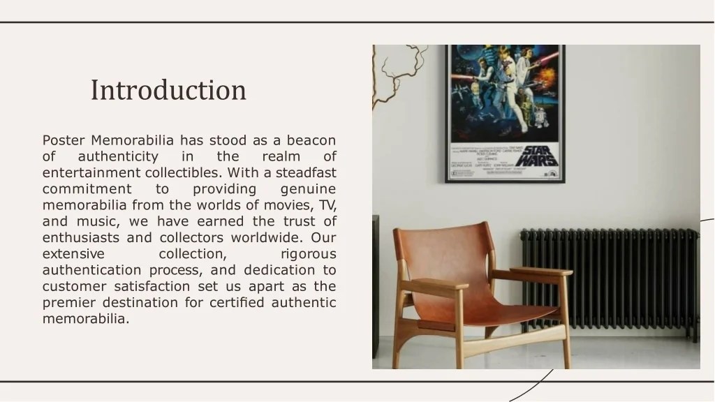 PPT Poster Memorabilia Where Authenticity Meets Entertainment