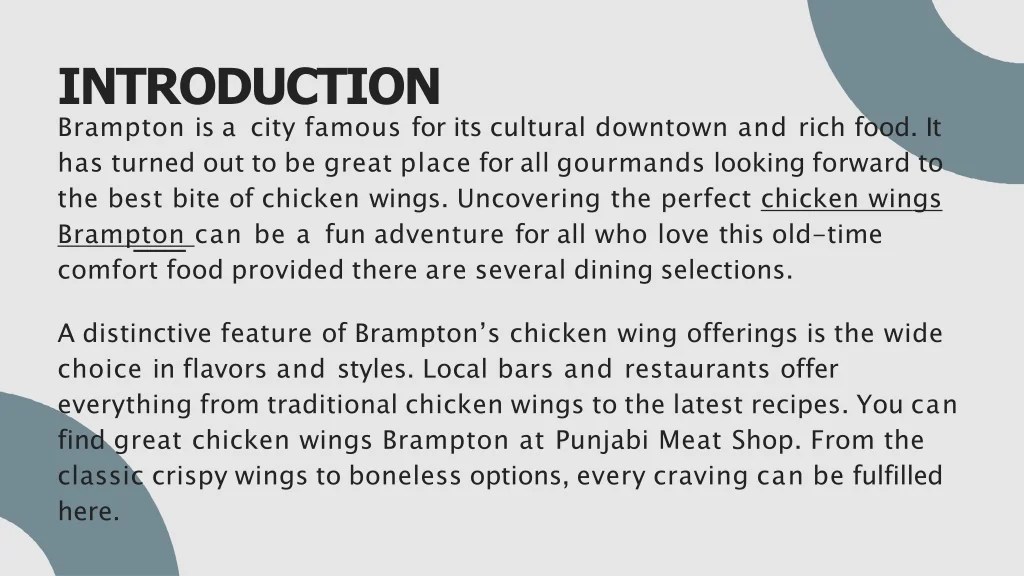 PPT Wing Lovers Unite Discovering the Perfect Chicken Wings in