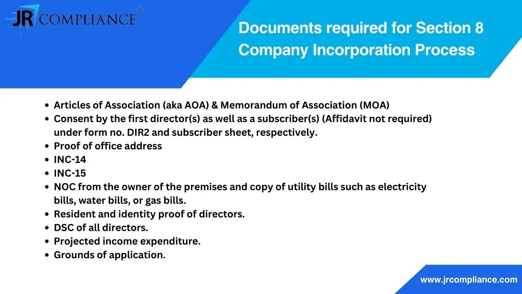 PPT How to Apply Section 8 Company Registration Process Online