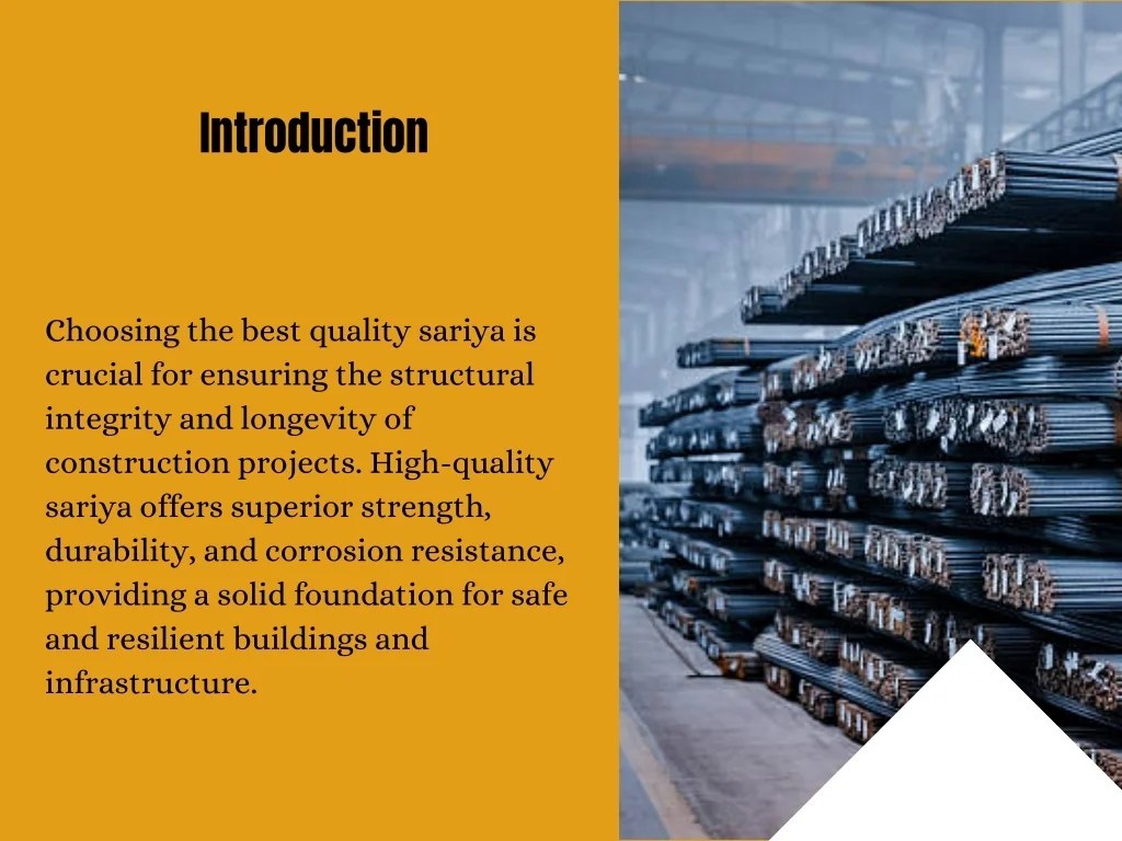 PPT How to Choose the Best Sariya for Construction PowerPoint