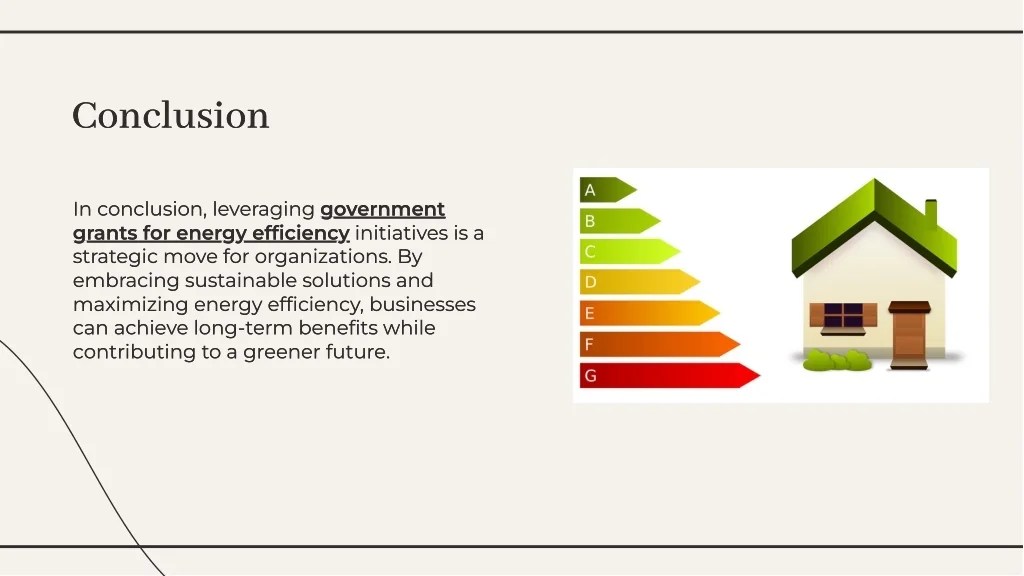PPT Maximizing Energy Efficiency Government Grants for Sustainable