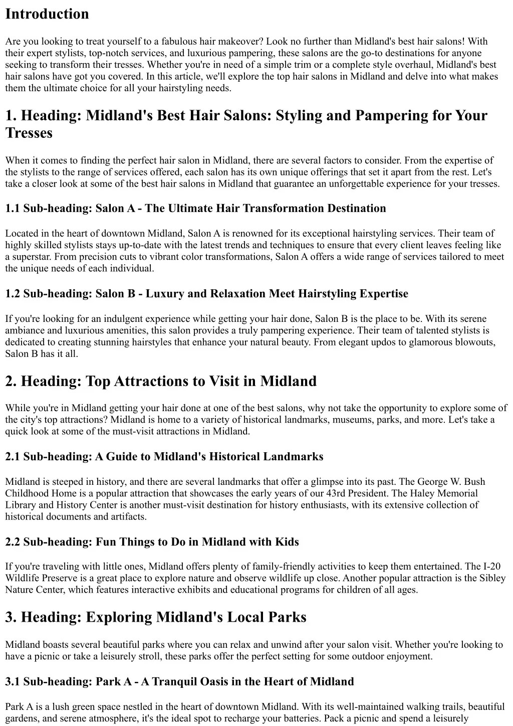 PPT Midland's Best Hair Salons Styling and Pampering for Your