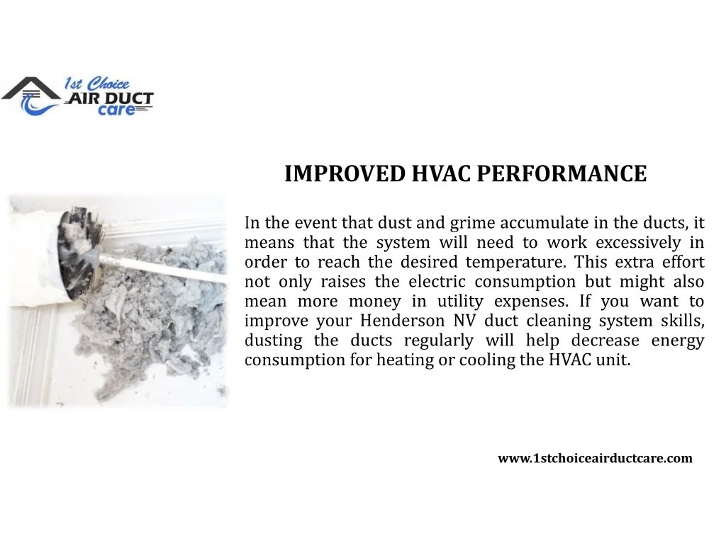 PPT Top 5 Benefits of Regular Duct Cleaning in Henderson, NV