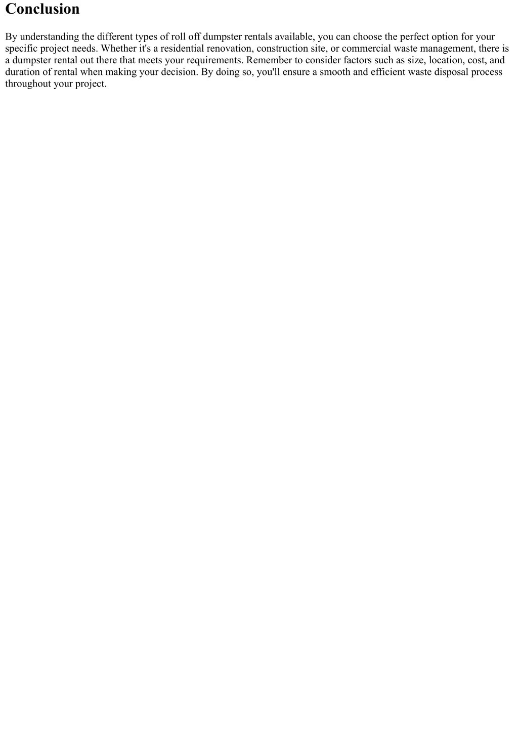 PPT Understanding the Different Types of Roll Off Dumpster Rentals