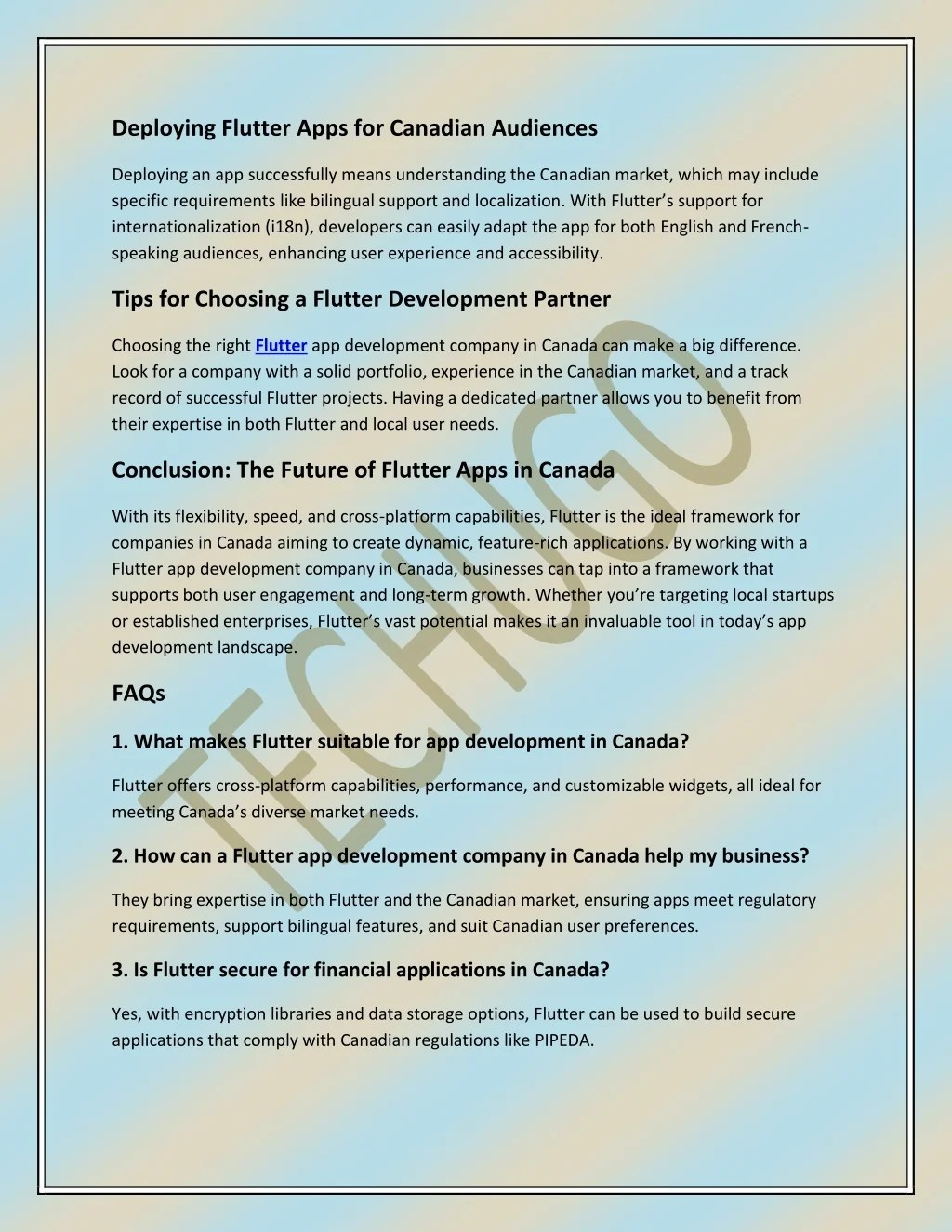 PPT How to Create FeatureRich Apps for Canada with Flutter