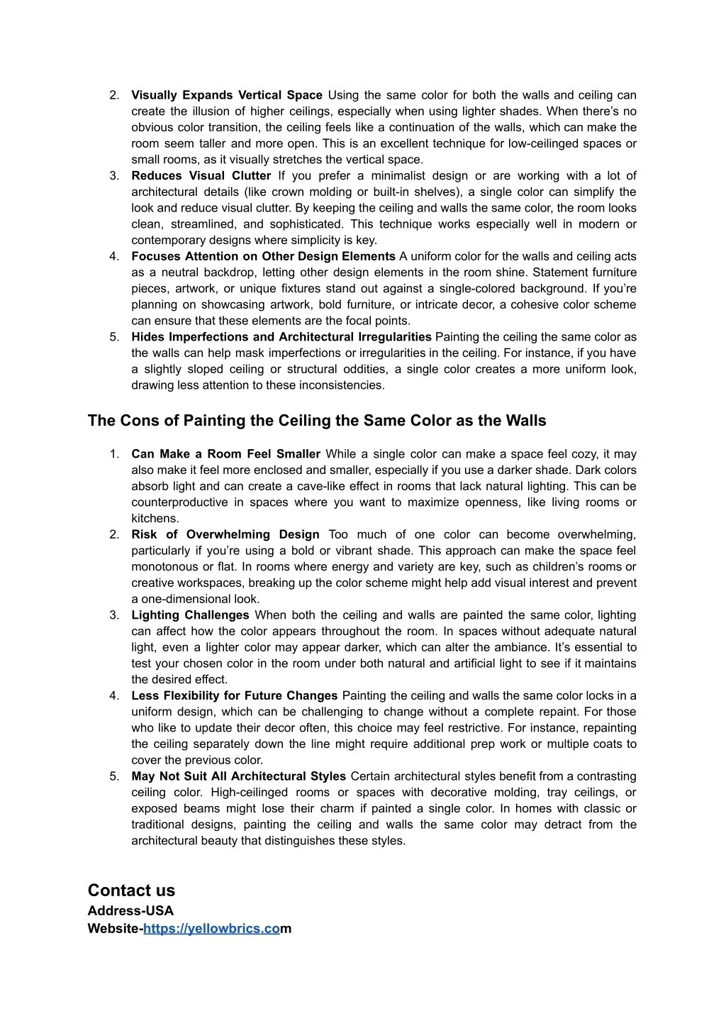 PPT Transform Your Space Benefits and Drawbacks of Uniform Ceiling