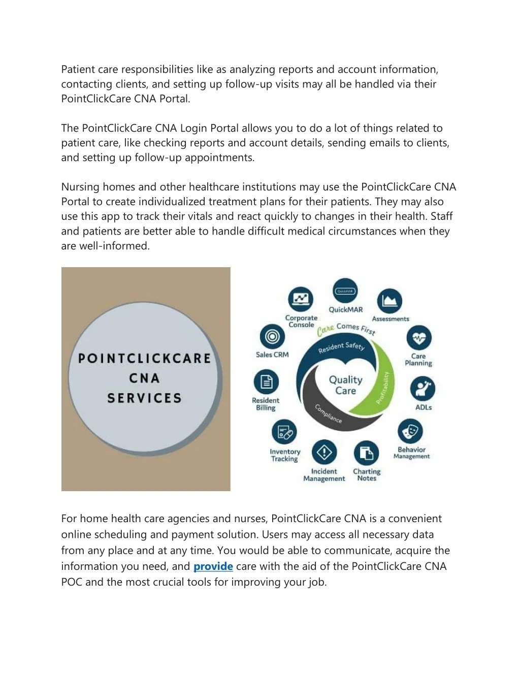 PPT Pointclickcare Cna Login Point of Care PowerPoint Presentation