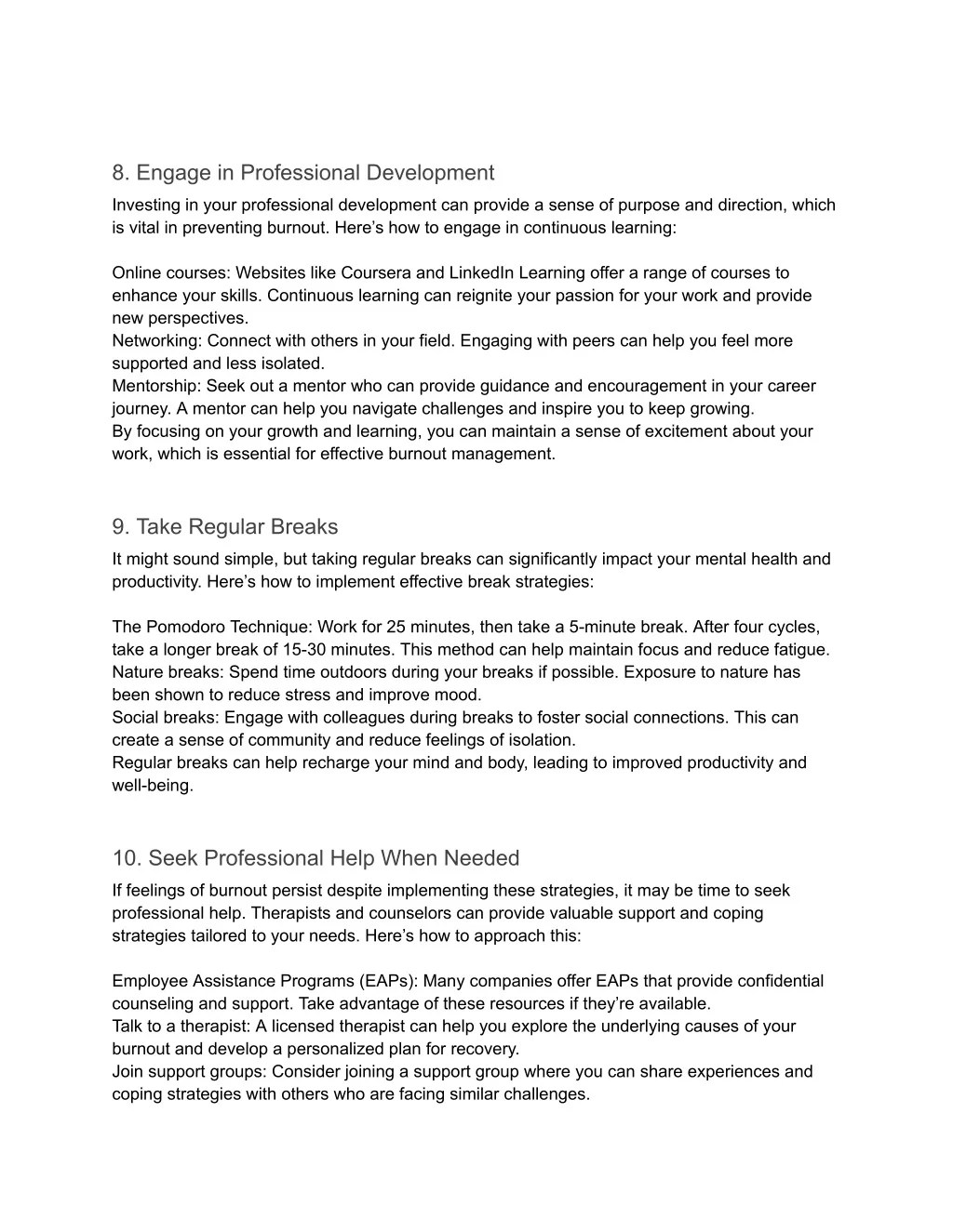 PPT Simple Burnout Management Tips Every Busy Professional Needs to
