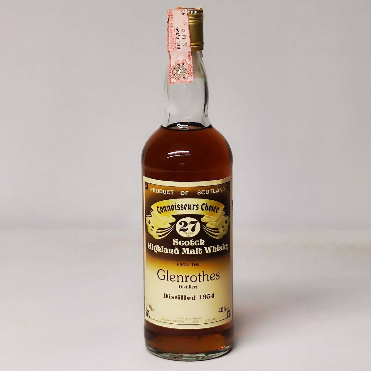 Glenrothes 1954 Connoisseurs 27 Years, Highland Malt Whisky Asta