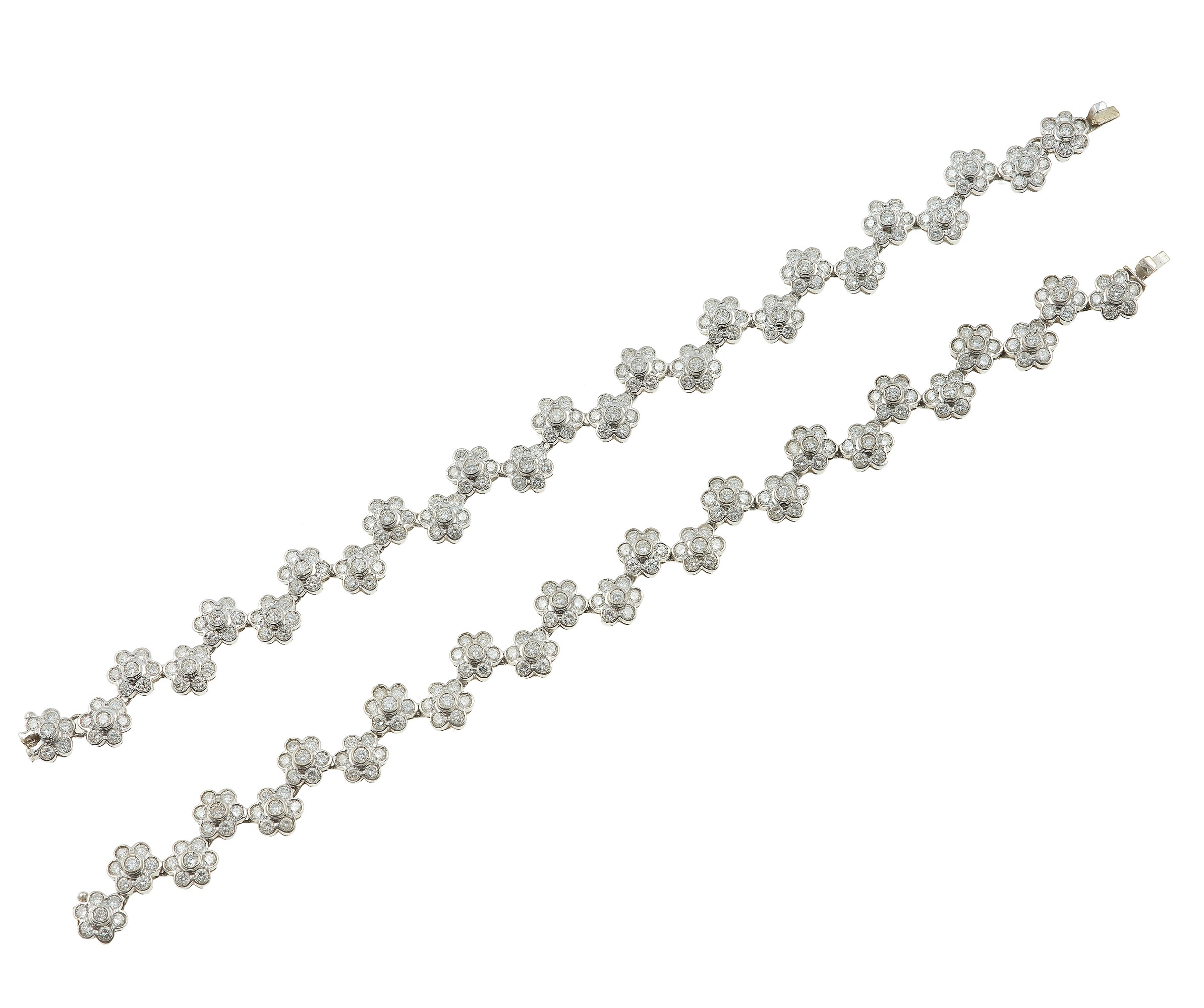 Coppia di bracciali con diamanti Asta Vintage Jewellery Cambi Casa