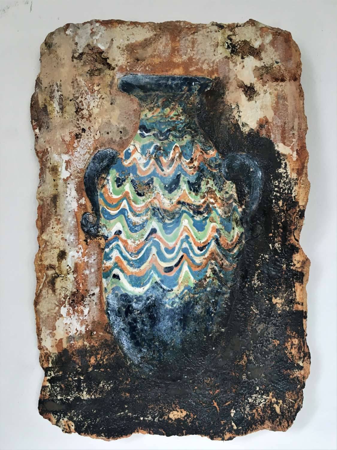 Ancient Egyptian Glass Vessel 3 Diana Tonnison Ceramics & Paintings