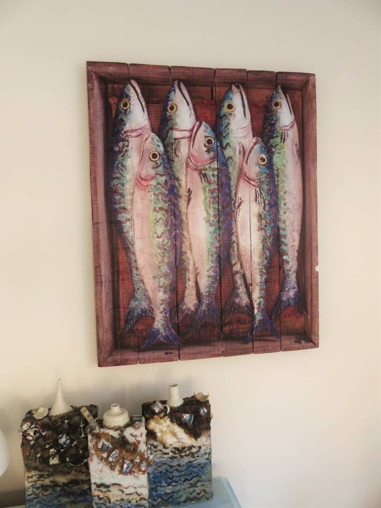 Hand Embellished Wood Panel Prints. Editions Diana Tonnison Ceramics