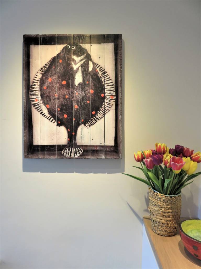 Hand Embellished Wood Panel Prints. Editions Diana Tonnison Ceramics