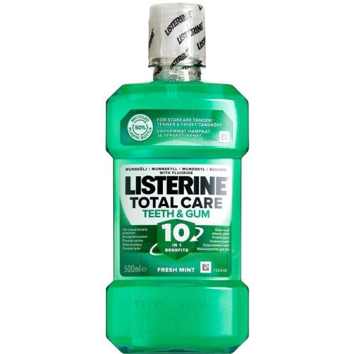 Listerine Fluoride 500 ml apotekeren.dk Køb online nu!