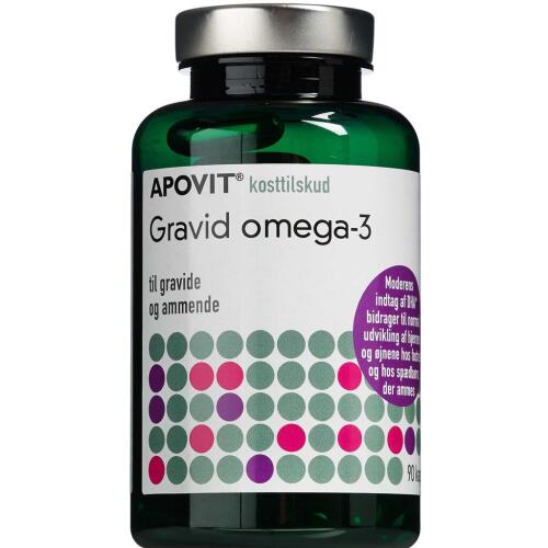 Apovit Gravid Omega3 kapsler 90 stk. Køb online nu!