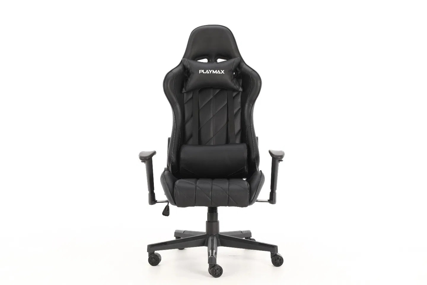 Playmax Elite PU Leather Adjustable Seat Height Gaming Chair Black