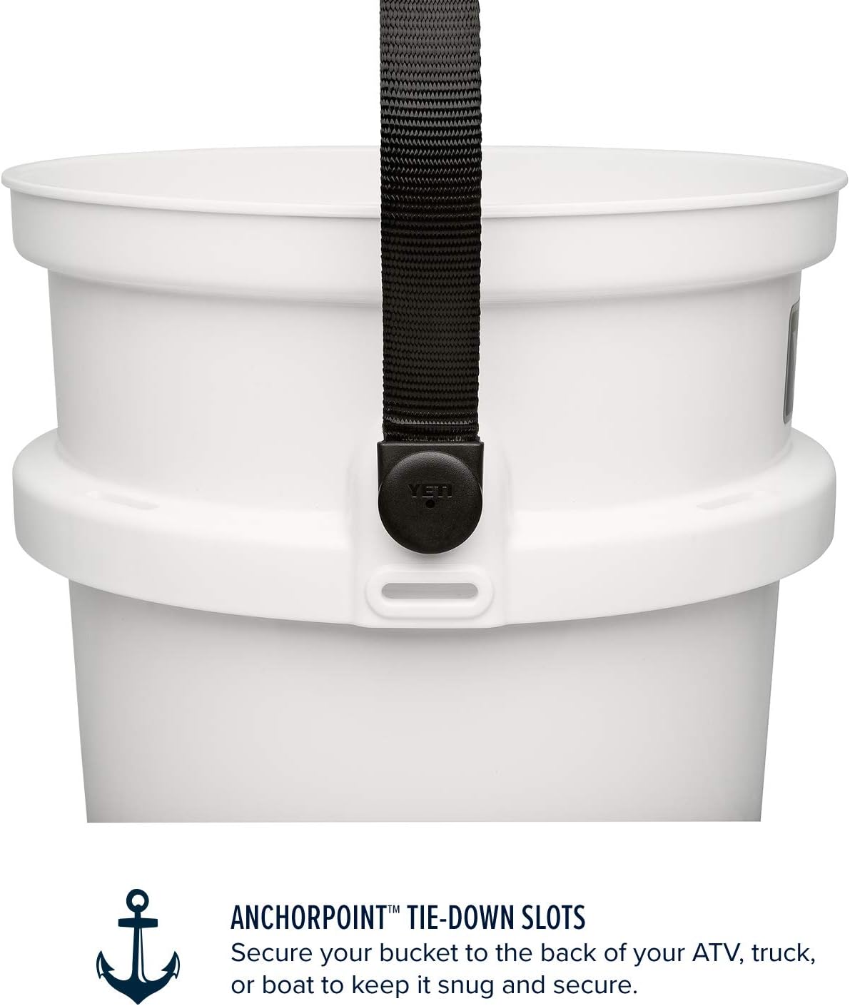 YETI Loadout 5Gallon Bucket, Impact Resistant Fishing/Utility Bucket