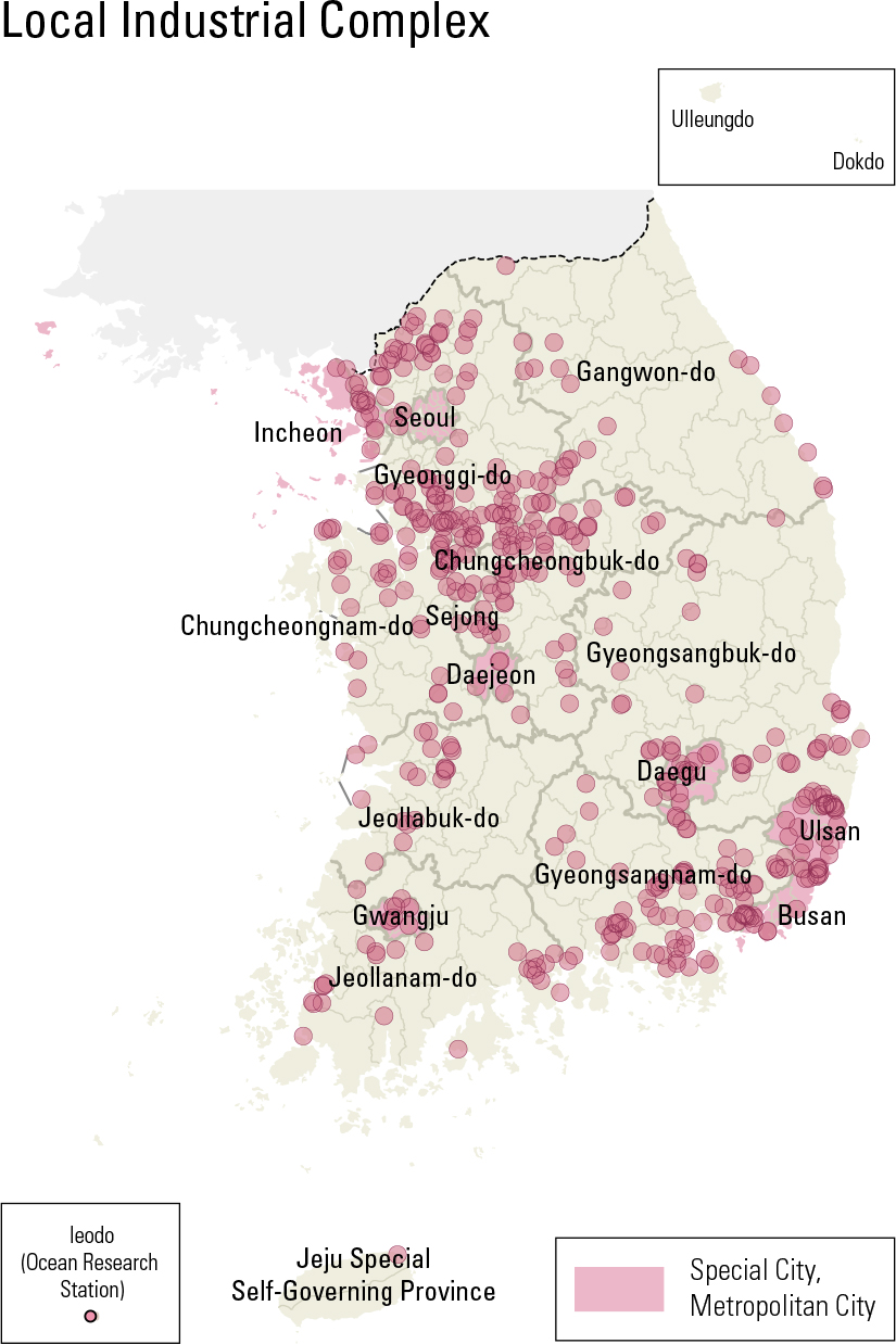 Distribution of Industrial Complexes