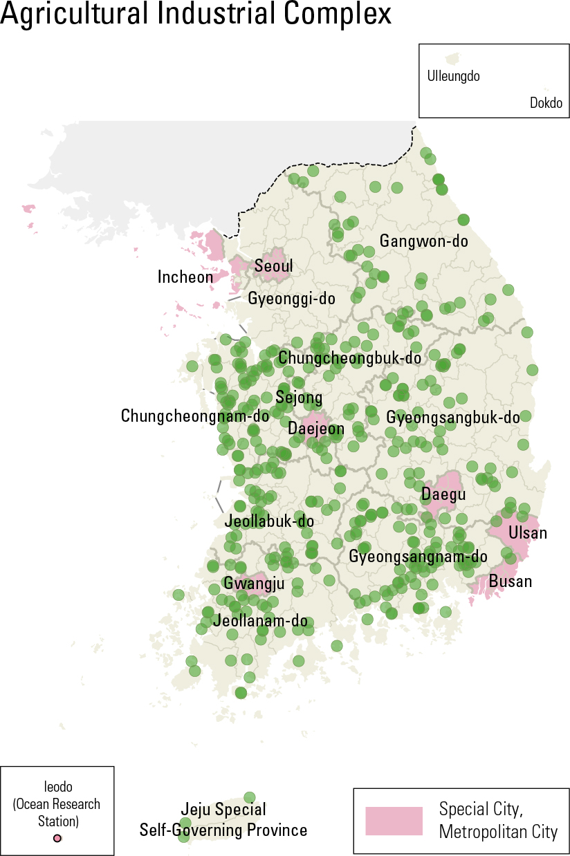 Distribution of Industrial Complexes