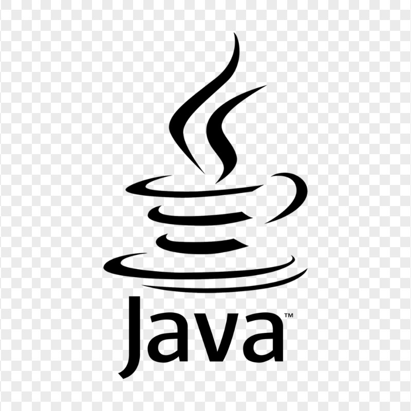 Java Black Logo Transparent Background Citypng