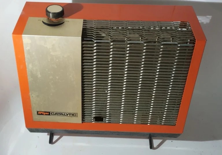 epigas (campingaz) catalytic heater cartridge flameless floor wall