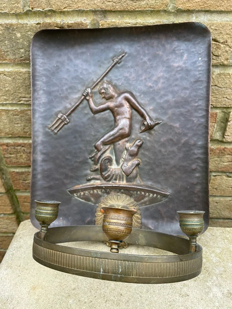 Large Arts and crafts Neptune candle holder in Poole, Dorset Gumtree