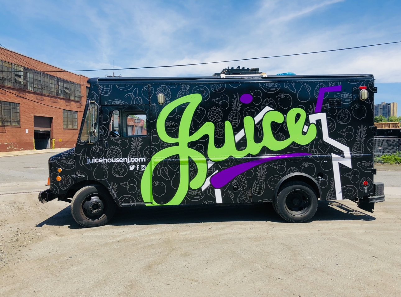 Juice House NJ Food Truck Wrap Image Fleet Graphics