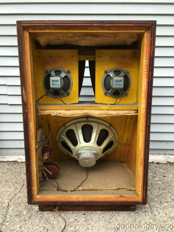 Vintage 1960's Jensen Speakers in Large Speaker Custom Karlson