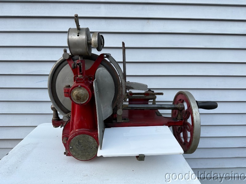 Antique Van Berkel's US Slicing Machine Patn. Dec. 20, 1921, Meat Slicer