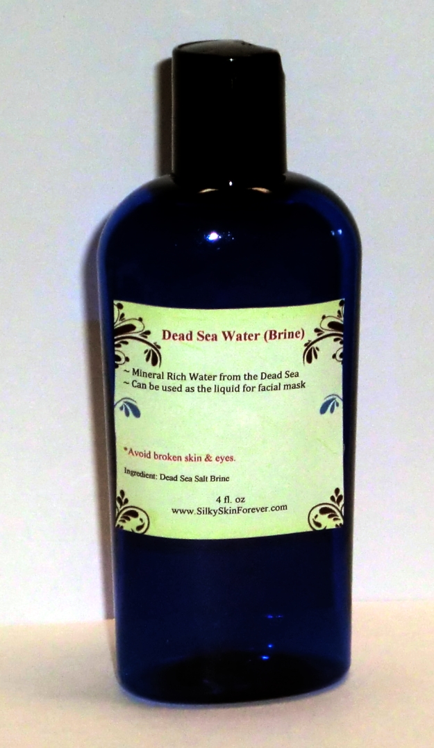 Dead Sea Brine Mineral Salt Water For Facial Mask Bath Soak Acne