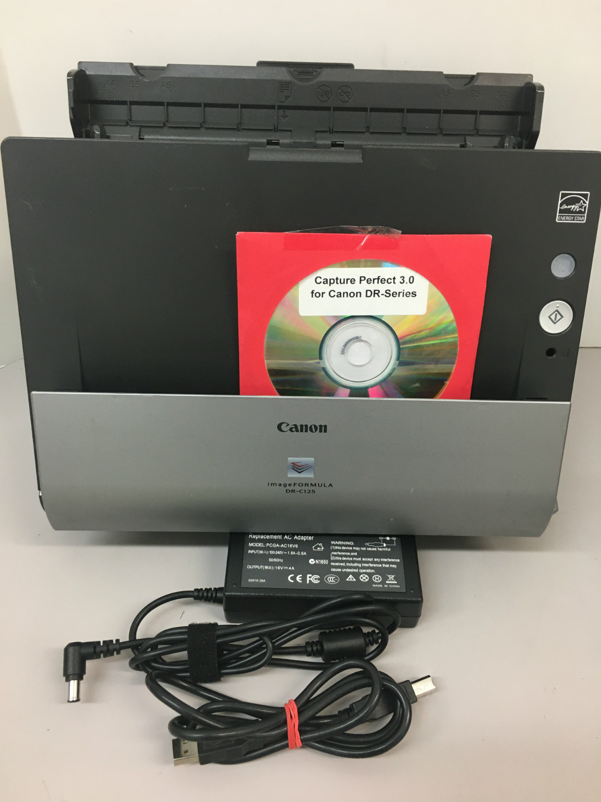 CANON imageFormula DR-C125 M111081 USB Document Scanner Complete! | eBay
