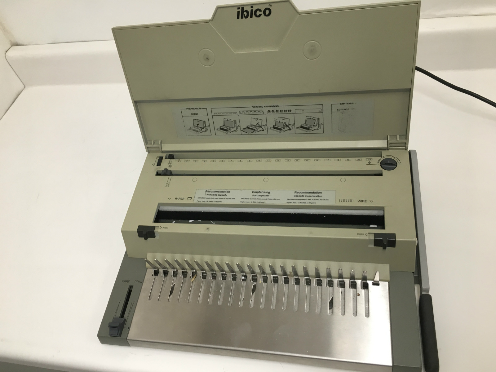 IBICO ibimaster 400e Binder Electric Binding / Punch Machine eBay