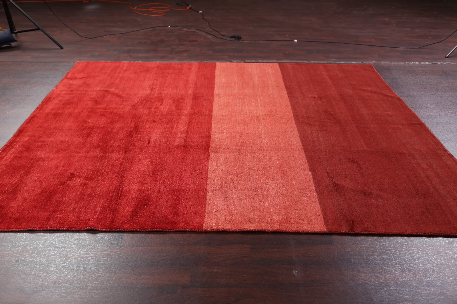 Thick Striped Contemporary Gabbeh Zollanvari Modern Area Rug Wool