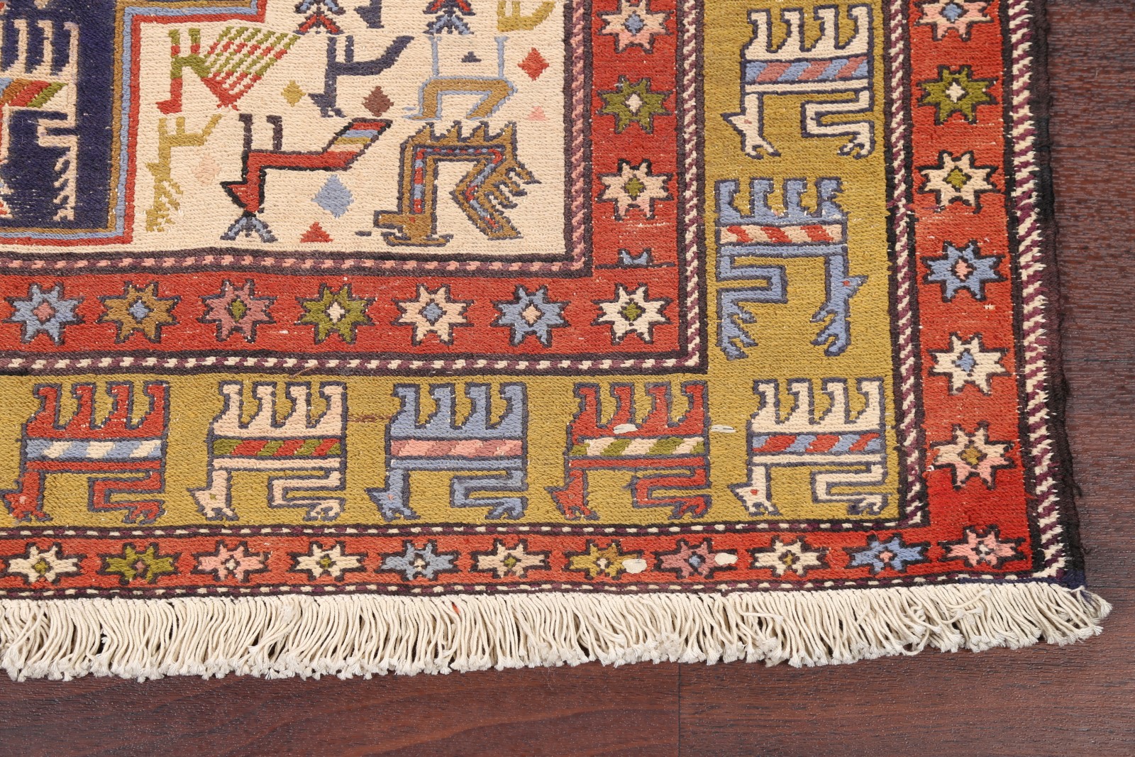 Geometric Tribal Animal Symbol 4x5 Sumak Kilim Persian Oriental Rug 4' 5 x 3' 10 eBay