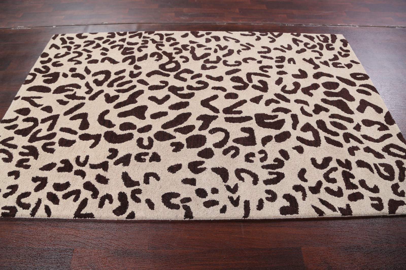 HandTufted Oushak Animal Leopard Zebra Print Oriental Area Rug Indoor