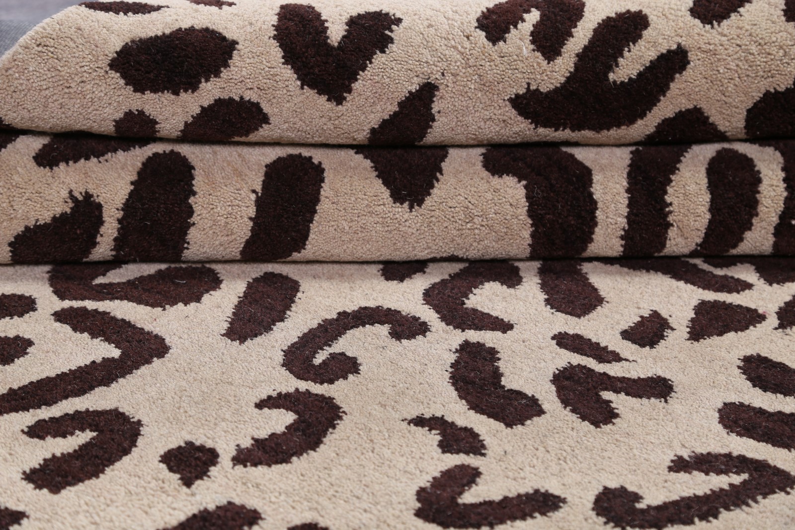 HandTufted Oushak Animal Leopard Zebra Print Oriental Area Rug Indoor