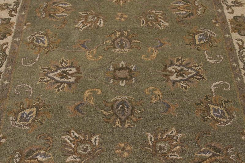 SAGE GREEN 5X7 TRADITIONAL STYLE NOURISON KASHAN PERSIAN ORIENTAL AREA